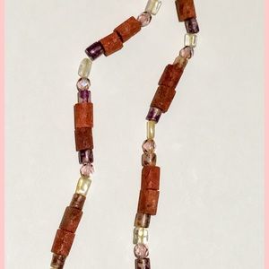 Hand Made coral necklace. (Made by me)